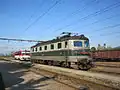 Electric locomotive (right) and 810 class DMU (left) at Bánovce nad Ondavou train station