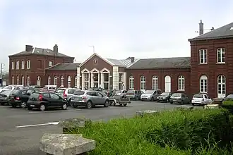 The railway station in Serqueux