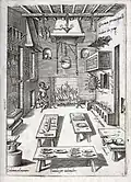 Kitchen drawing, 1570.