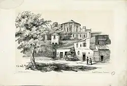 Le faubourg Saint-Étienne à Toulouse par Malbos.