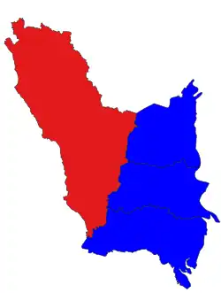 Location in Bago district