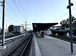 Platforms at Küsnacht ZH station