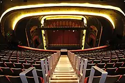 The auditorium, The Royal Court Theatre (1938; Grade II)