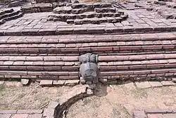 A crocodile head-shaped water outlet at Ballal Dhipi