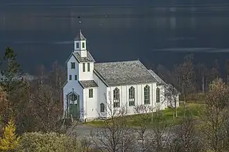 Balsfjord Church in October 2015