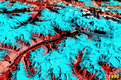 Looking NE towards K2, at top centre