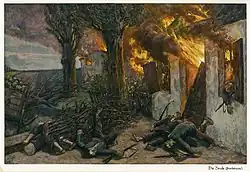 Punishment – (Depicting killed Francs-tireurs)