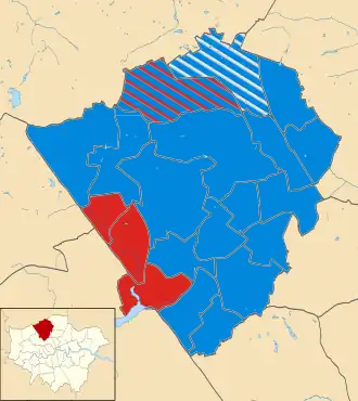 Barnet 1978 results map