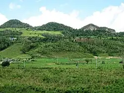 Río Arriba Saliente barrio from bridge on PR-642, near junction with Puerto Rico Highway 6685