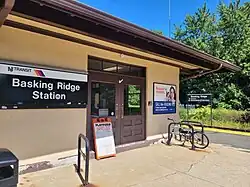 Side of the station, September 2024