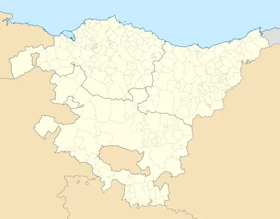 Elgeta is located in the Basque Country