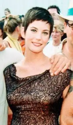 Image 54Actress Liv Tyler sporting a pixie cut, 1998 (from 1990s in fashion)