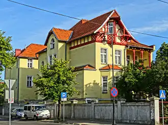 Villa Carl Grosse from Gdanska street