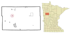 Location of Callaway, Minnesota