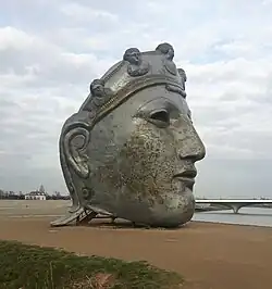 Colour photograph of "Het Gezicht van Nijmegen"