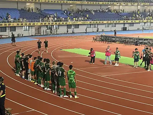 Players after an away draw against Qingdao West Coast