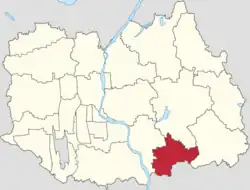 Location of Beiwu Town within Shunyi District