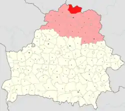 Location of Rasony district