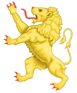Belgian lion on the (current) official coat of arms