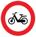 C9: No entry for mopeds