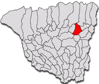 Location in Gorj County