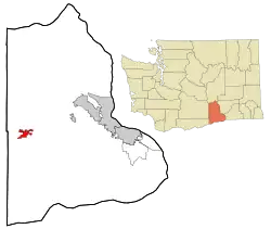 Location of Prosser, Washington