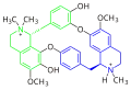 Tubocurarine (composed of two benzylisoquinoline units)