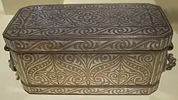 A betel nut box crafted by the Maranao people of the Philippines