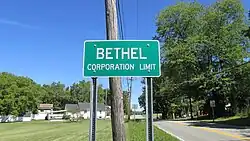 Bethel corporation limit sign