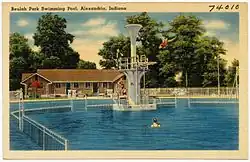 Beulah Park Swimming Pool in Alexandria, circa 1930–1945