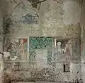Catholic tower frescoes