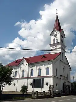 Former Evangelical Lutheran church, previously belonging to the Bukovina German community, now a Romanian Orthodox church