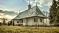 Saint Demetrius wooden church in Călinești-Enache