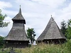 Wooden church in Finișel