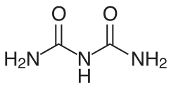 Skeletal formula of biuret