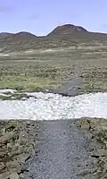 Hiking trail to Thrihnukagígur