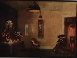 Room in various shades of black