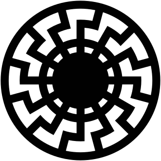 A variation of the Black Sun used by Esoteric Nazi circles and other neo-Nazi groups