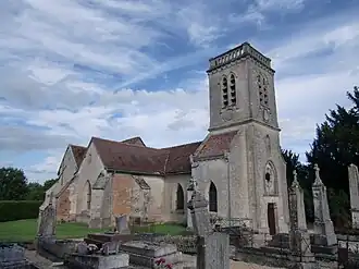 The church in Blaincourt-sur-Aube