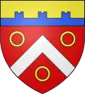 Coat of arms of Vandeléville