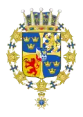 Lennart's coat of arms as prince of Sweden