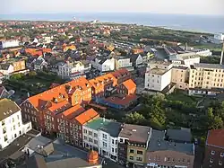 View from the lighthouse of Borkum