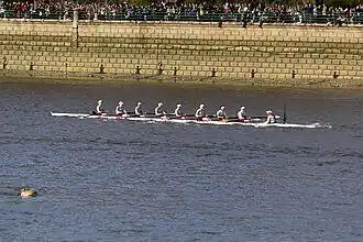 Cambridge Women's Blues boat