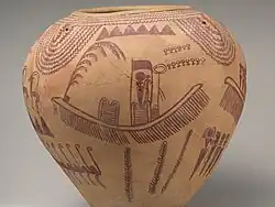 Reed boat on a Naqada II jar