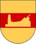 Coat of arms of Bodafors köping, now part of Nässjö municipality, Sweden.