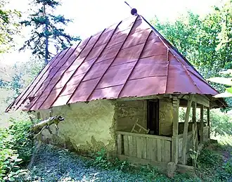 Wooden church in Boia