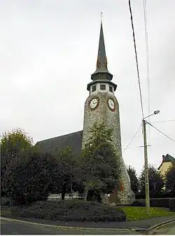 The church of Boiry-Sainte-Rictrude