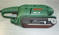 Belt sander, grinder sole