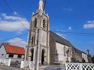 The church of Bourthes