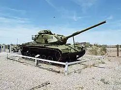 "Sandy" the M60 Patton Tank, with her 105 MM main gun